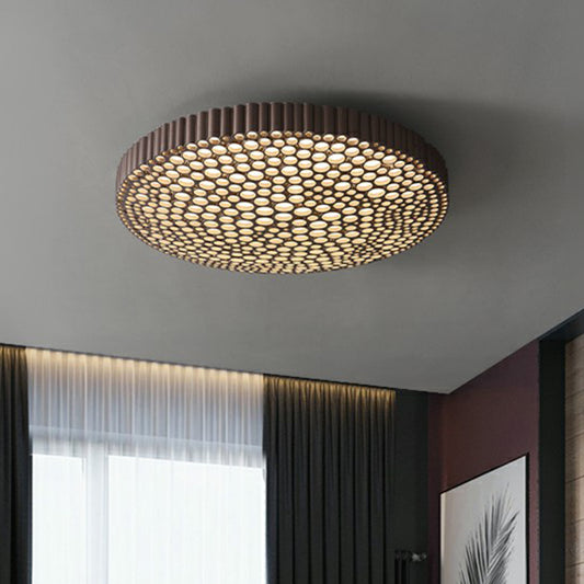 Metal Circles Flushmount Lighting Creative Simple LED Ceiling Light Fixture for Bedroom Clearhalo 'Ceiling Lights' 'Close To Ceiling Lights' 'Close to ceiling' 'Flush mount' Lighting' 2423227