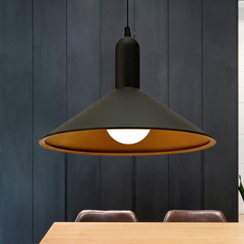 Linear Lamp Socket Pendant Light Aluminum 1 Light Aluminum Hanging Light for Kitchen Island Black 11.5" Clearhalo 'Ceiling Lights' 'Modern Pendants' 'Modern' 'Pendant Lights' 'Pendants' Lighting' 242873