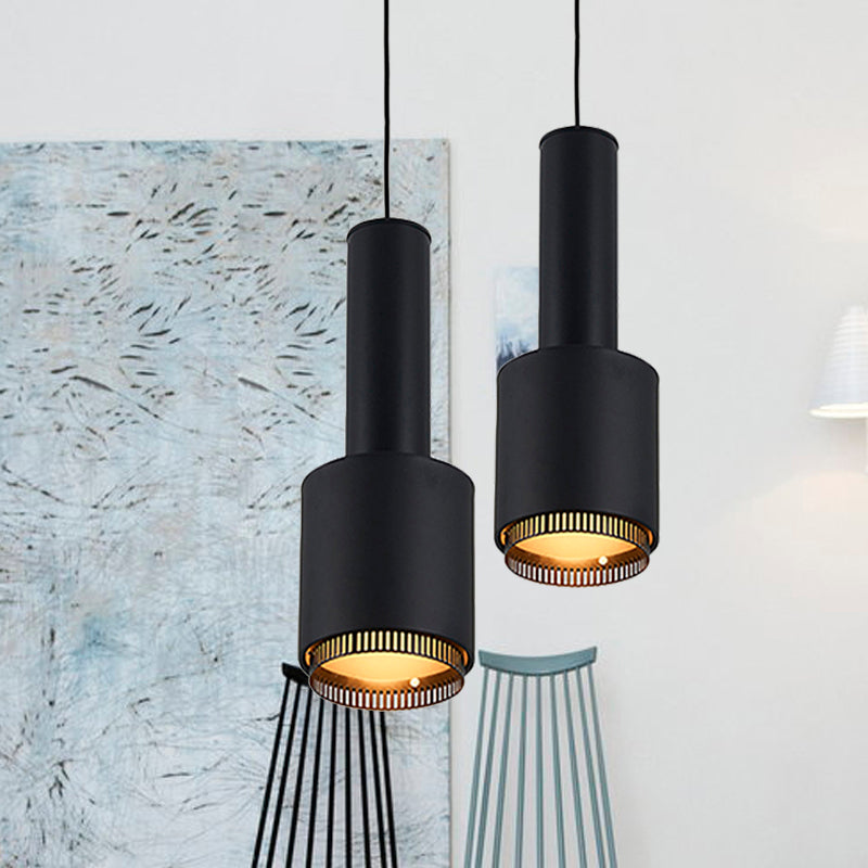 Black/White Hand Grenade Pendant Light Modernist 1 Light Metal Hanging Ceiling Light for Restaurant Clearhalo 'Ceiling Lights' 'Modern Pendants' 'Modern' 'Pendant Lights' 'Pendants' Lighting' 242938