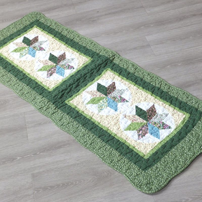 Modern Cartoon Printed Rug Multicolored Cotton Area Carpet Non-Slip Pet Friendly Washable Indoor Rug for Room Light Green 1'8" x 4'5" Clearhalo 'Area Rug' 'Modern' 'Rugs' Rug' 2435240