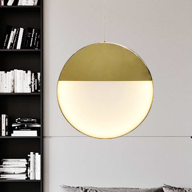 Straight/Triangle/Circular Arc Milk Glass Pendant Lighting Post Modern Led Gold Hanging Ceiling Lamp for Living Room Gold Straight Clearhalo 'Ceiling Lights' 'Modern Pendants' 'Modern' 'Pendant Lights' 'Pendants' Lighting' 244294