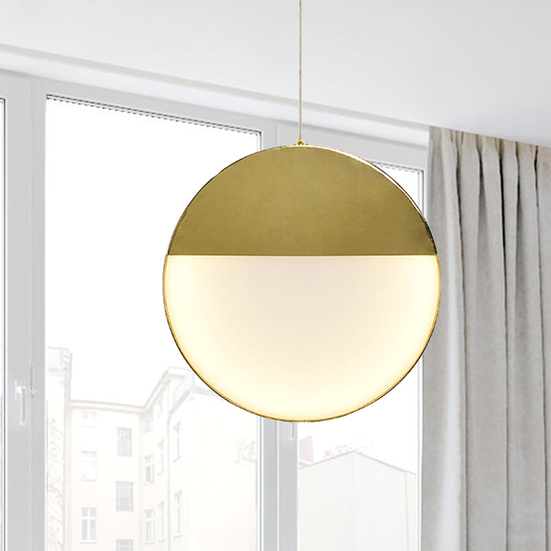 Straight/Triangle/Circular Arc Milk Glass Pendant Lighting Post Modern Led Gold Hanging Ceiling Lamp for Living Room Clearhalo 'Ceiling Lights' 'Modern Pendants' 'Modern' 'Pendant Lights' 'Pendants' Lighting' 244295