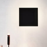 Simple Ultra-Thin Wall Washer Light with Square Shade Metal LED Living Room Sconce Lighting in Black, Warm/White Light Black Clearhalo 'Cast Iron' 'Glass' 'Industrial' 'Modern wall lights' 'Modern' 'Tiffany' 'Traditional wall lights' 'Wall Lamps & Sconces' 'Wall Lights' Lighting' 245144