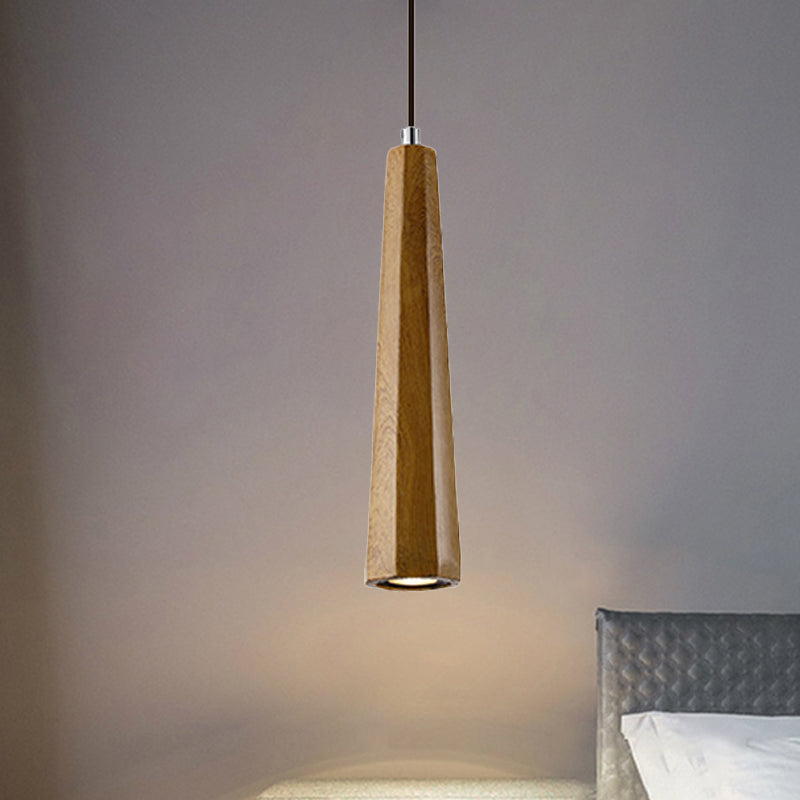 Nordic 1 Light Pendant Lighting with Concrete Shade Black/Grey/Brown Tapered Hanging Ceiling Light Clearhalo 'Ceiling Lights' 'Modern Pendants' 'Modern' 'Pendant Lights' 'Pendants' Lighting' 246094