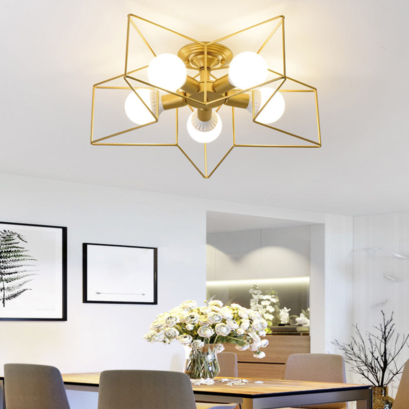 Flush mount deals star light fixture