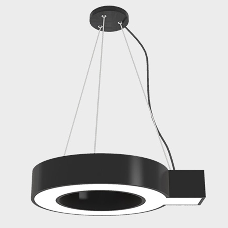 Molecular LED Hanging Lamp Modernism Metal Suspension Pendant Light for Gymnasium Black Hollow Clearhalo 'Ceiling Lights' 'Modern Pendants' 'Modern' 'Pendant Lights' 'Pendants' Lighting' 2462334