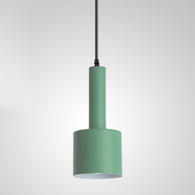 Metal Shaded Pendulum Light Nordic Style Single Suspension Lighting for Dining Room Clearhalo 'Ceiling Lights' 'Pendant Lights' 'Pendants' Lighting' options 2462861