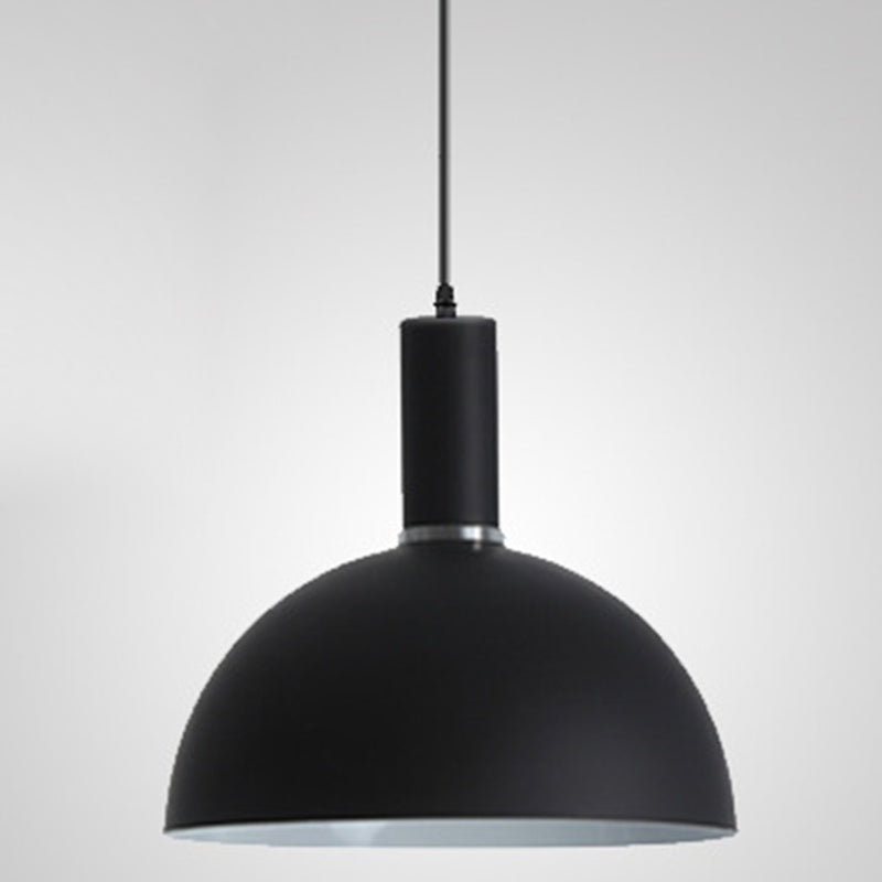 Metal Shaded Pendulum Light Nordic Style Single Suspension Lighting for Dining Room Clearhalo 'Ceiling Lights' 'Pendant Lights' 'Pendants' Lighting' options 2462862