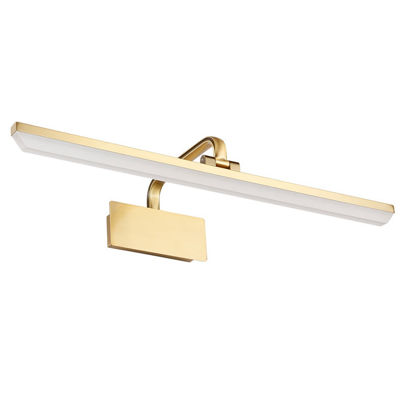 Acrylic Swivelable Bar Picture Lamp Postmodern LED Vanity Lighting Ideas for Bath Clearhalo 'Modern wall lights' 'Modern' 'Vanity Lights' 'Wall Lights' Lighting' 2465196
