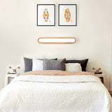 Oblong Flush Wall Sconce Simplicity LED Wall Mounted Light with Acrylic Diffuser for Aisle Clearhalo 'Modern wall lights' 'Modern' 'Wall Lamps & Sconces' 'Wall Lights' Lighting' 2465696