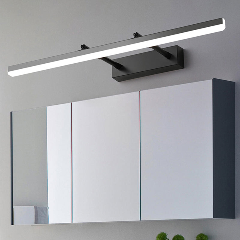 Minimalist Linear Sconce Light Fixture Metal Bathroom LED Vanity