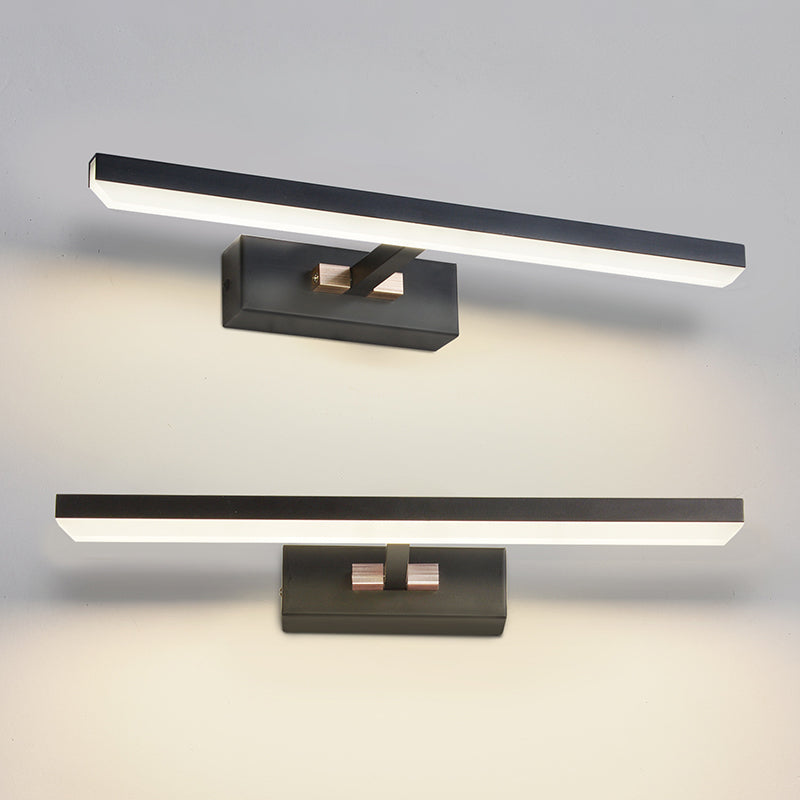 Modernism Linear Wall Vanity Light Acrylic Bathroom LED Wall Sconce Lighting Fixture Clearhalo 'Modern wall lights' 'Modern' 'Vanity Lights' 'Wall Lights' Lighting' 2467186