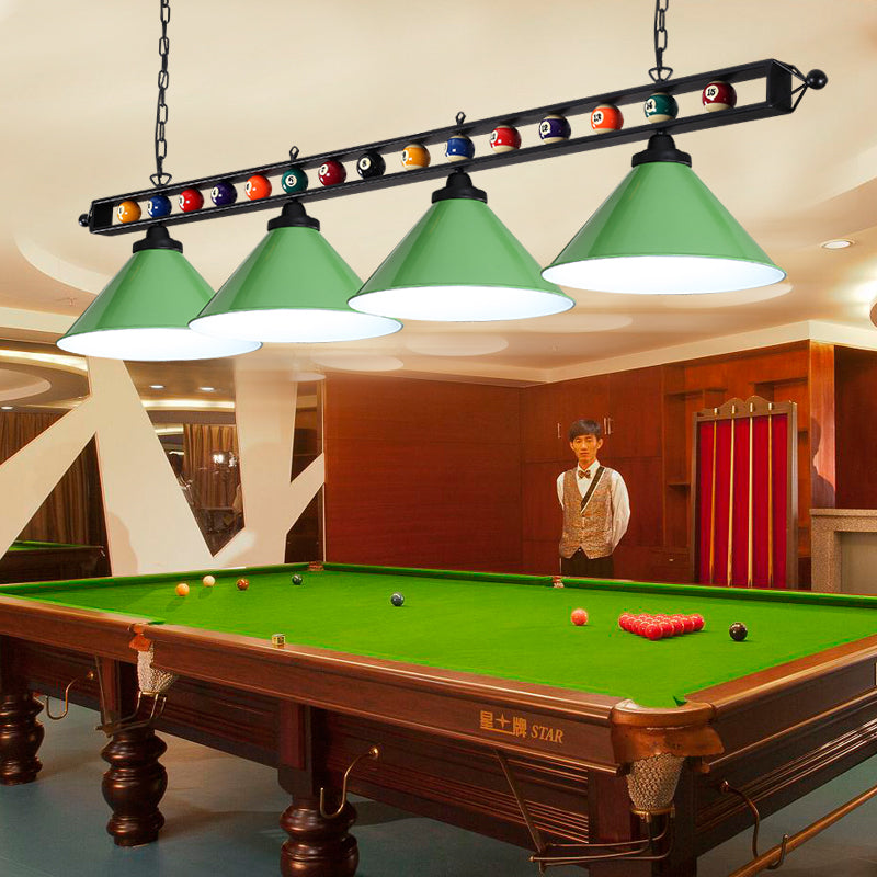 Green pool deals table lights