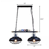 Bowl Shade Billiards Light Industrial Style Metal Island Light Fixture for Restaurant Clearhalo 'Ceiling Lights' 'Island Lights' Lighting' 2467816