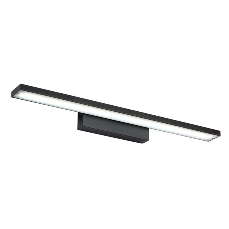 Modern Rectangular LED Wall Light Sconce Aluminum Bathroom Vanity Lighting Ideas Clearhalo 'Modern wall lights' 'Modern' 'Vanity Lights' 'Wall Lights' Lighting' 2468392