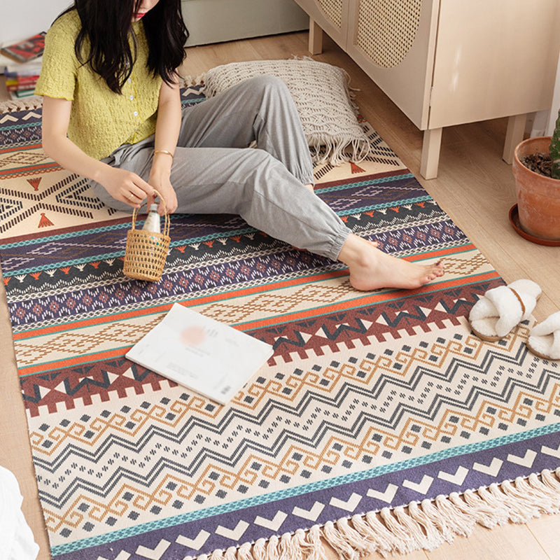 Multi Colours Cotton Braided Rug Bathroom Woven Floor Mat - China Carpet  and Cotton Carpet price