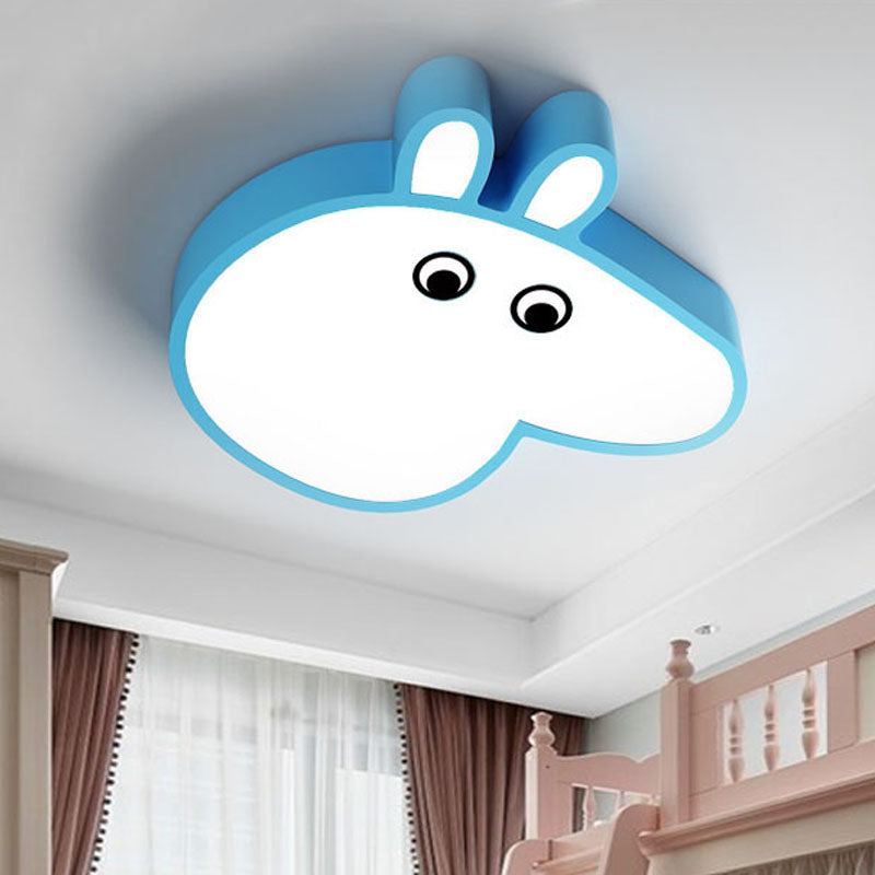 Cartoon Candy Colored Flushmount Light Piggy Acrylic LED Ceiling Lamp for Game Room Park Clearhalo 'Ceiling Lights' 'Close To Ceiling Lights' 'Close to ceiling' 'Flush mount' Lighting' 250648