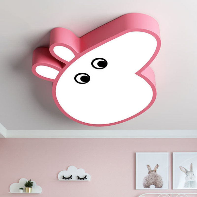 Cartoon Candy Colored Flushmount Light Piggy Acrylic LED Ceiling Lamp for Game Room Park Clearhalo 'Ceiling Lights' 'Close To Ceiling Lights' 'Close to ceiling' 'Flush mount' Lighting' 250650