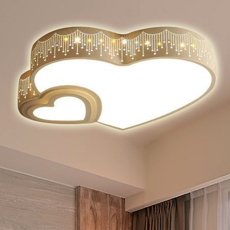 Cartoon Flush Ceiling Light Fixture Acrylic Ceiling Light Fixture in White for Kindergarten Clearhalo 'Ceiling Lights' 'Close To Ceiling Lights' 'Close to ceiling' 'Flush mount' Lighting' 251485