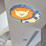 Kindergarten Animal Ceiling Light Fixture Acrylic Cartoon Flush Mount Ceiling Light Clearhalo 'Ceiling Lights' 'Close To Ceiling Lights' 'Close to ceiling' Lighting' 251512