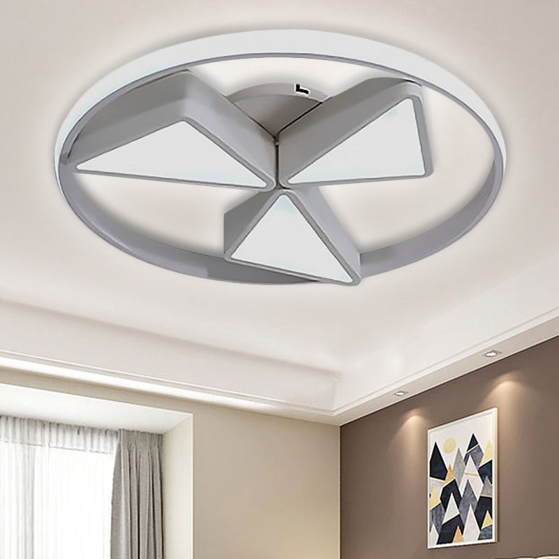 Nordic Circle Flush Ceiling Light Fixture Acrylic Ceiling Light Fixture for Dining Room Clearhalo 'Ceiling Lights' 'Close To Ceiling Lights' 'Close to ceiling' 'Flush mount' Lighting' 251618