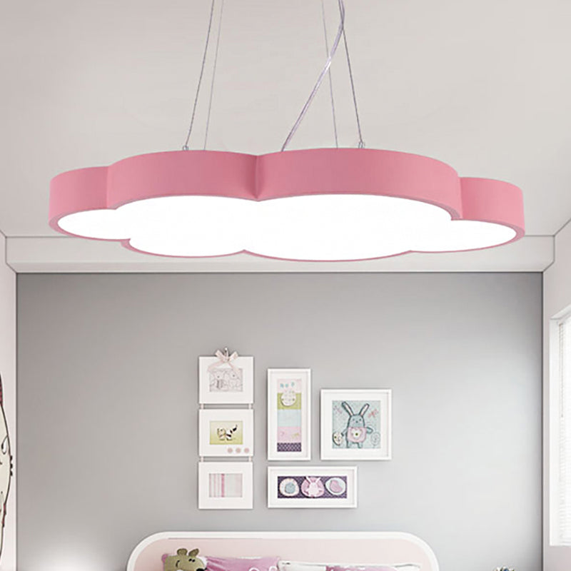 Floating Cloud Hanging Light Nordic Style Acrylic Pendant Light for Dining Room Clearhalo 'Ceiling Lights' 'Chandeliers' Lighting' options 251735