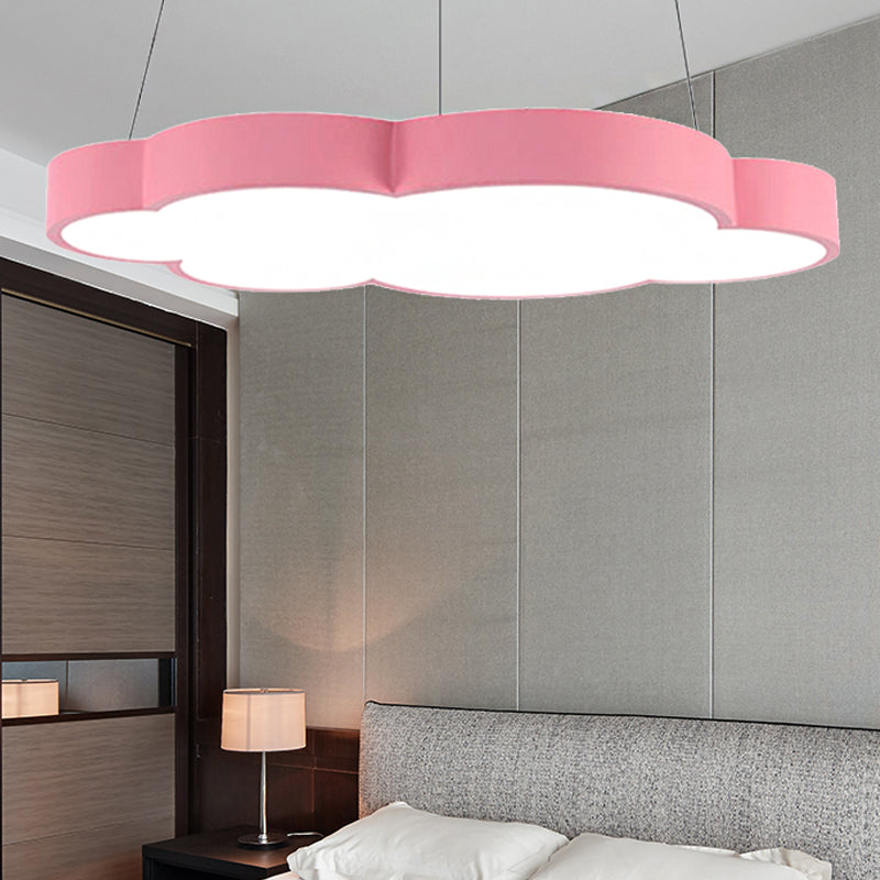 Floating Cloud Hanging Light Nordic Style Acrylic Pendant Light for Dining Room Clearhalo 'Ceiling Lights' 'Chandeliers' Lighting' options 251736