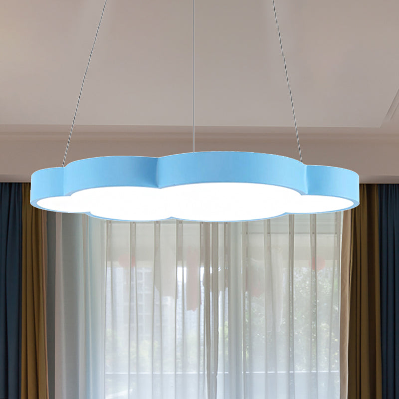Floating Cloud Hanging Light Nordic Style Acrylic Pendant Light for Dining Room Clearhalo 'Ceiling Lights' 'Chandeliers' Lighting' options 251739