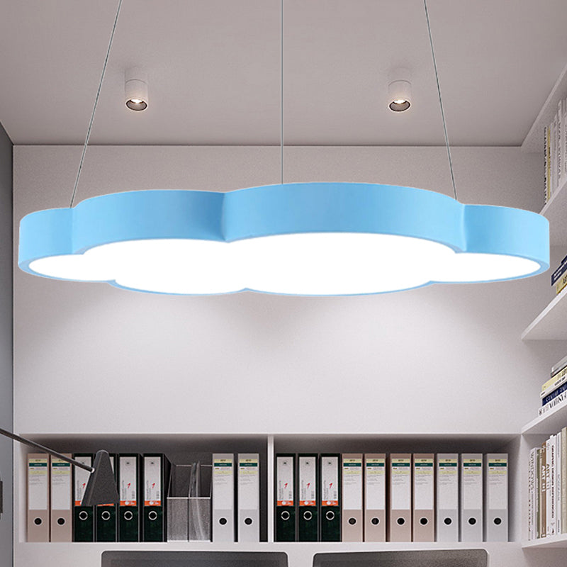 Floating Cloud Hanging Light Nordic Style Acrylic Pendant Light for Dining Room Clearhalo 'Ceiling Lights' 'Chandeliers' Lighting' options 251740