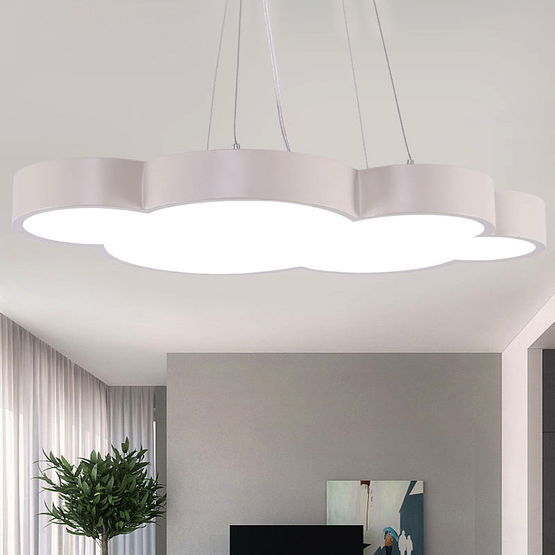 Floating Cloud Hanging Light Nordic Style Acrylic Pendant Light for Dining Room Clearhalo 'Ceiling Lights' 'Chandeliers' Lighting' options 251745