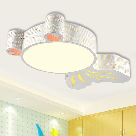 Kindergarten Fish Shape Flush Mount Ceiling Fixture Acrylic Contemporary Ceiling Light Fixture Clearhalo 'Ceiling Lights' 'Close To Ceiling Lights' 'Close to ceiling' 'Flush mount' Lighting' 251933