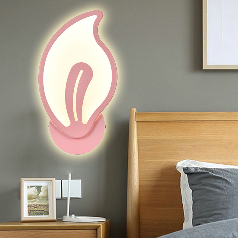 Child Bedroom Stair Wall Light Acrylic Metal Cartoon Sconce Lamp with Candy Color Clearhalo 'Wall Lamps & Sconces' 'Wall Lights' Lighting' 252467