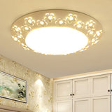 Exquisite Bowl Shaped Flush Mount Light with Blossom Acrylic LED Ceiling Lamp in White for Nursing Room Clearhalo 'Ceiling Lights' 'Close To Ceiling Lights' 'Close to ceiling' 'Flush mount' Lighting' 252515