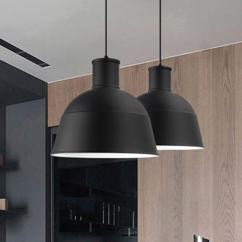 Aluminum Bowl Shade Hanging Pendant Light Meeting Room 1 Bulb Contemporary Hanging Lamp Clearhalo 'Ceiling Lights' 'Modern Pendants' 'Modern' 'Pendant Lights' 'Pendants' Lighting' 253911