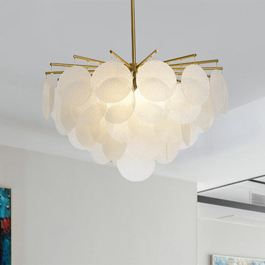 Modern Seamless Curve LED Ceiling Lighting Metallic Dining Room