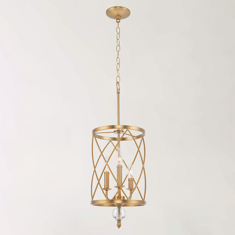 Traditional Trellis Cage Ceiling Chandelier Metal Hanging Light with Hanging Chain for Farmhouse Clearhalo 'Cast Iron' 'Ceiling Lights' 'Chandeliers' 'Industrial Chandeliers' 'Industrial' 'Metal' 'Middle Century Chandeliers' 'Rustic Chandeliers' 'Tiffany' Lighting' 2552344