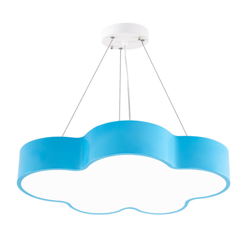 Modern Cloud Pendant Ceiling Light Metal LED Kindergarten Suspended Lighting Fixture Clearhalo 'Ceiling Lights' 'Pendant Lights' 'Pendants' Lighting' 2552926