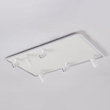 Acrylic Rectangular Flush Mount Spotlight Minimalist LED Ceiling Fixture for Living Room Clearhalo 'Ceiling Lights' 'Close To Ceiling Lights' 'Close to ceiling' 'Flush mount' Lighting' 2556409