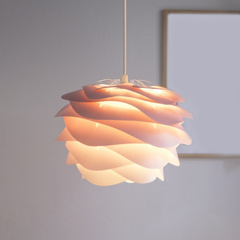 Modern Art Deco Hanging Light Fixtures 1 Light Pinecone Shade Acrylic Pendant Light Clearhalo 'Ceiling Lights' 'Pendant Lights' 'Pendants' Lighting' 2556731