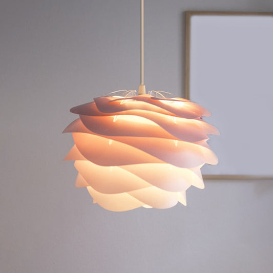 Modern Art Deco Hanging Light Fixtures 1 Light Pinecone Shade Acrylic Pendant Light Clearhalo 'Ceiling Lights' 'Pendant Lights' 'Pendants' Lighting' 2556731