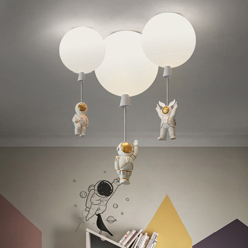 1 Light Moon Hanging Lamp Cartoon Acrylic Down Lighting Pendant for Children Bedroom Clearhalo 'Ceiling Lights' 'Pendant Lights' 'Pendants' Lighting' 2579050