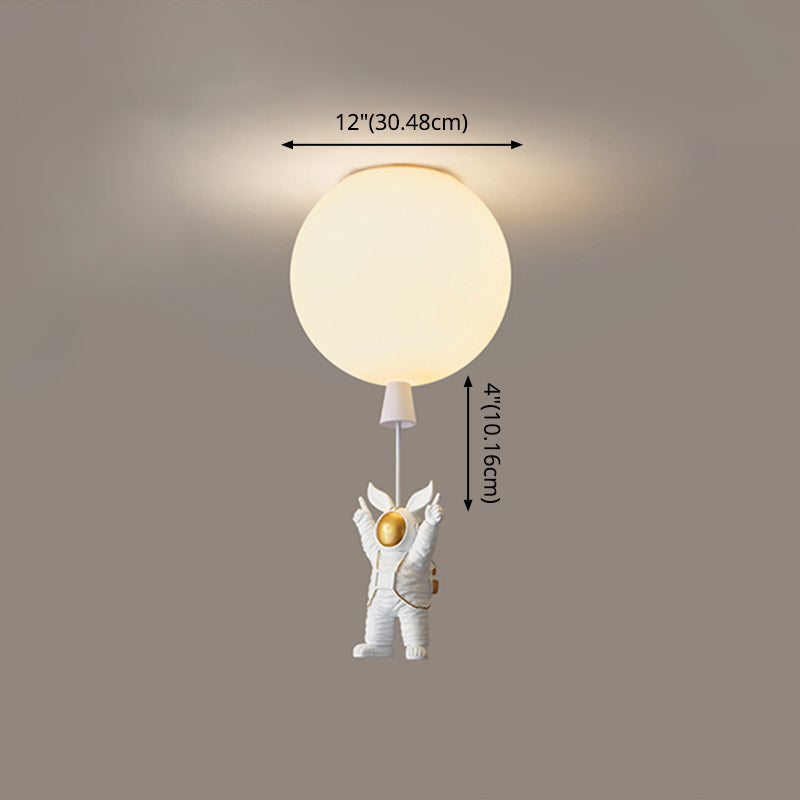 1 Light Moon Hanging Lamp Cartoon Acrylic Down Lighting Pendant for Children Bedroom Clearhalo 'Ceiling Lights' 'Pendant Lights' 'Pendants' Lighting' 2579068