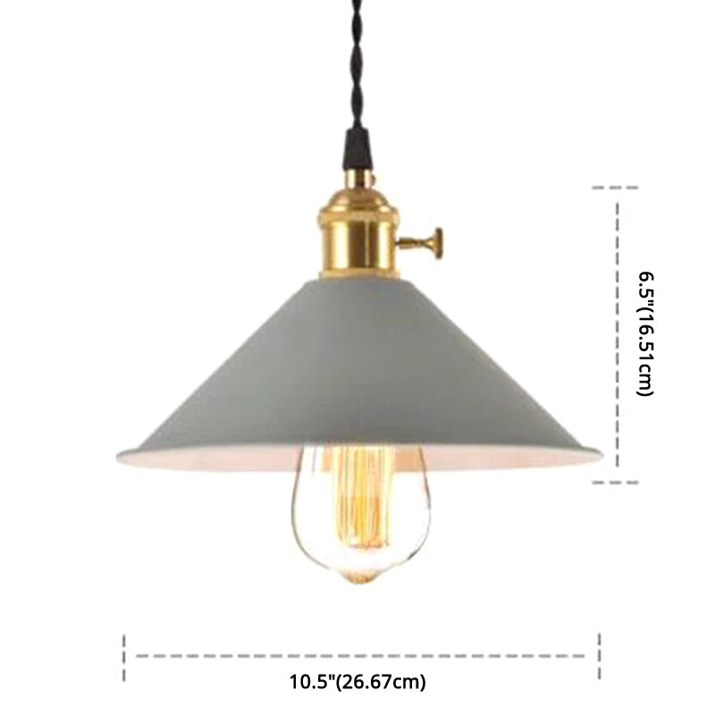 Nordic Industrial Umbrella Pendant Light Metal Colorful Macarons 1-Light Pendant Lighting Clearhalo 'Art Deco Pendants' 'Cast Iron' 'Ceiling Lights' 'Ceramic' 'Crystal' 'Industrial Pendants' 'Industrial' 'Metal' 'Middle Century Pendants' 'Pendant Lights' 'Pendants' 'Tiffany' Lighting' 2579356