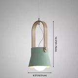 1-Light Upside Down Trifle Pendant Lamp Nordic Modern Style Metal Restaurant Hanging Lamp Clearhalo 'Ceiling Lights' 'Modern Pendants' 'Modern' 'Pendant Lights' 'Pendants' Lighting' 2579485