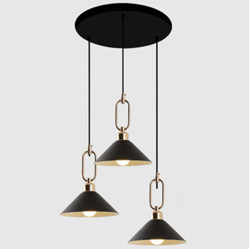 Modern Macarons Umbrella Shade Pendant Light Metal Pendant Lighting with Metal Ring Clearhalo 'Ceiling Lights' 'Modern Pendants' 'Modern' 'Pendant Lights' 'Pendants' Lighting' 2579595