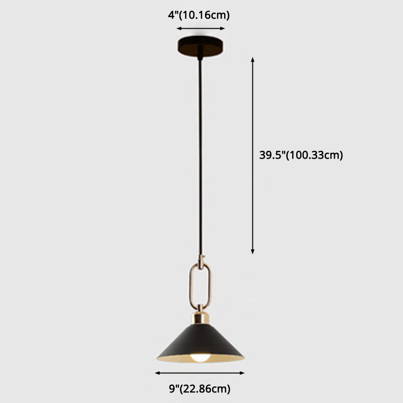 Modern Macarons Umbrella Shade Pendant Light Metal Pendant Lighting with Metal Ring Clearhalo 'Ceiling Lights' 'Modern Pendants' 'Modern' 'Pendant Lights' 'Pendants' Lighting' 2579608