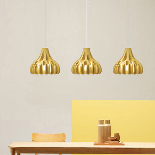 1-Light Coral line Shade Pendant Lamp Nordic Modern Style Resin Hanging Lamp for Dining Room Clearhalo 'Ceiling Lights' 'Modern Pendants' 'Modern' 'Pendant Lights' 'Pendants' Lighting' 2579924