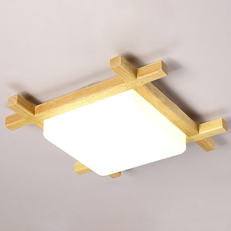 Square Flush Mount Ceiling Light Modernist Acrylic Ceiling Flush Mount for Living Room Clearhalo 'Ceiling Lights' 'Close To Ceiling Lights' 'Close to ceiling' 'Flush mount' Lighting' 2589482