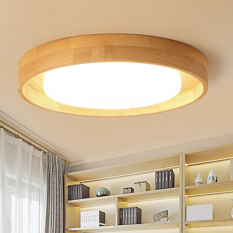 Circle Semi Flush Mount Light Fixture Ultra-Contemporary Acrylic Ceiling Light Fixture for Bedroom Clearhalo 'Ceiling Lights' 'Close To Ceiling Lights' 'Close to ceiling' 'Flush mount' Lighting' 2589518