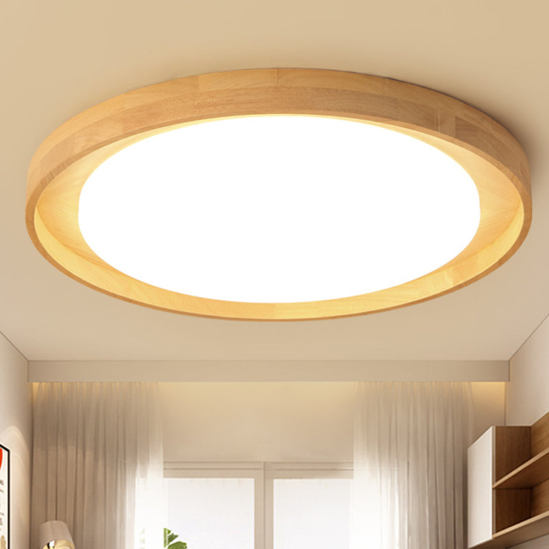 Circle Semi Flush Mount Light Fixture Ultra-Contemporary Acrylic Ceiling Light Fixture for Bedroom Clearhalo 'Ceiling Lights' 'Close To Ceiling Lights' 'Close to ceiling' 'Flush mount' Lighting' 2589519